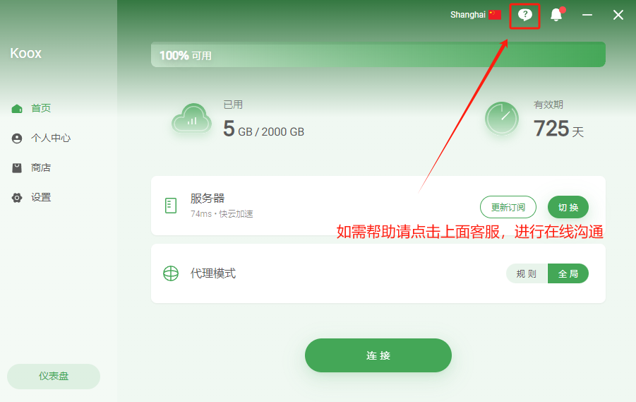 客服示意图